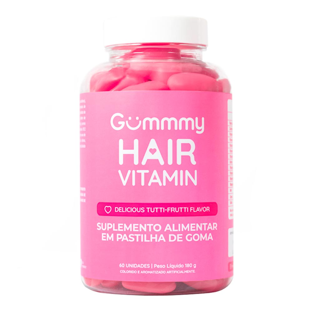vitamina para cabelo em goma