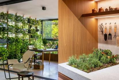 horta em escritórios