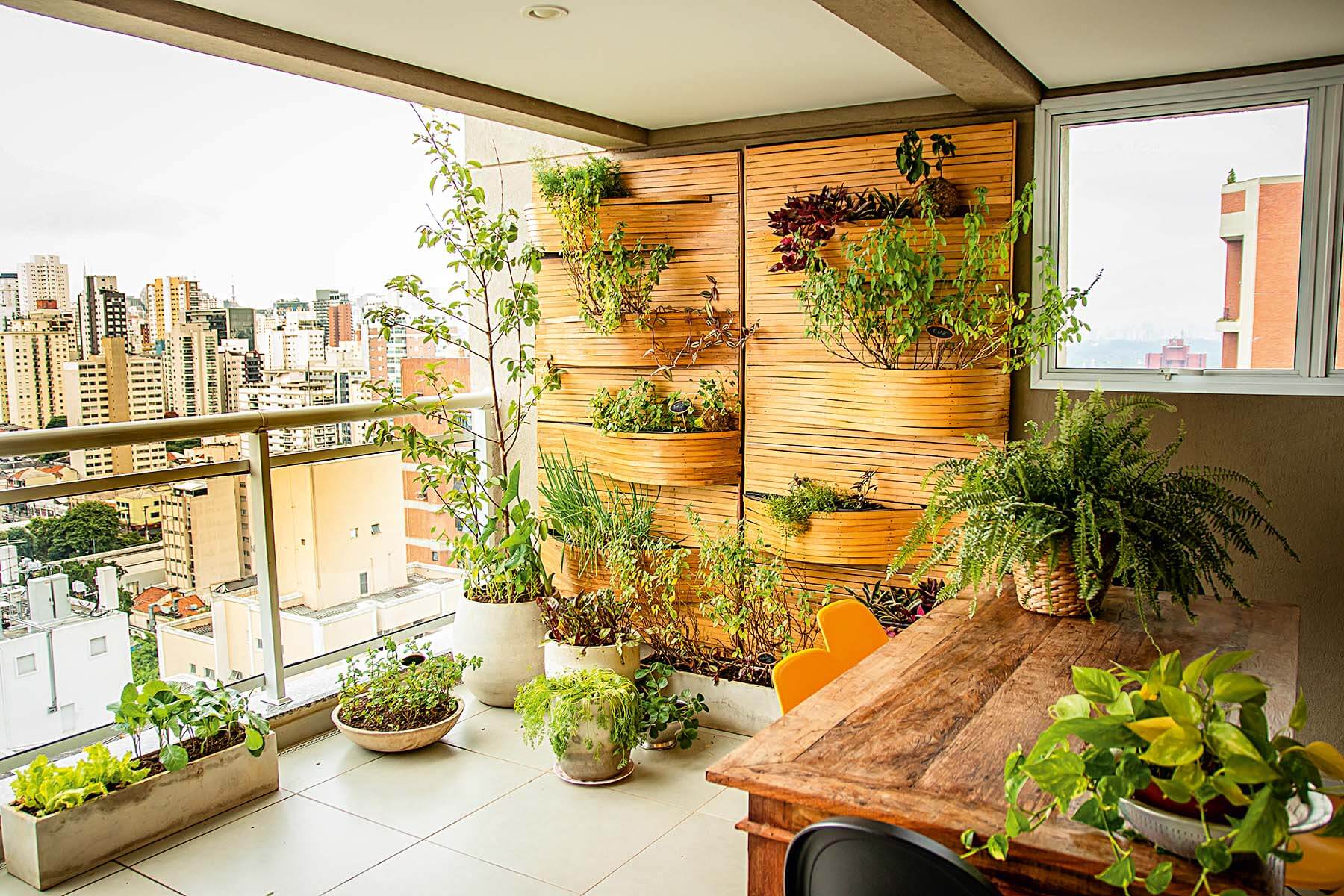 horta em escritórios