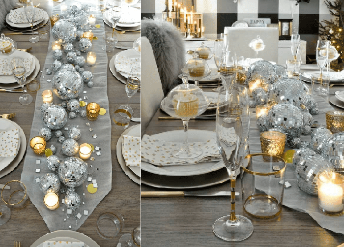 ideia de decoração ano novo