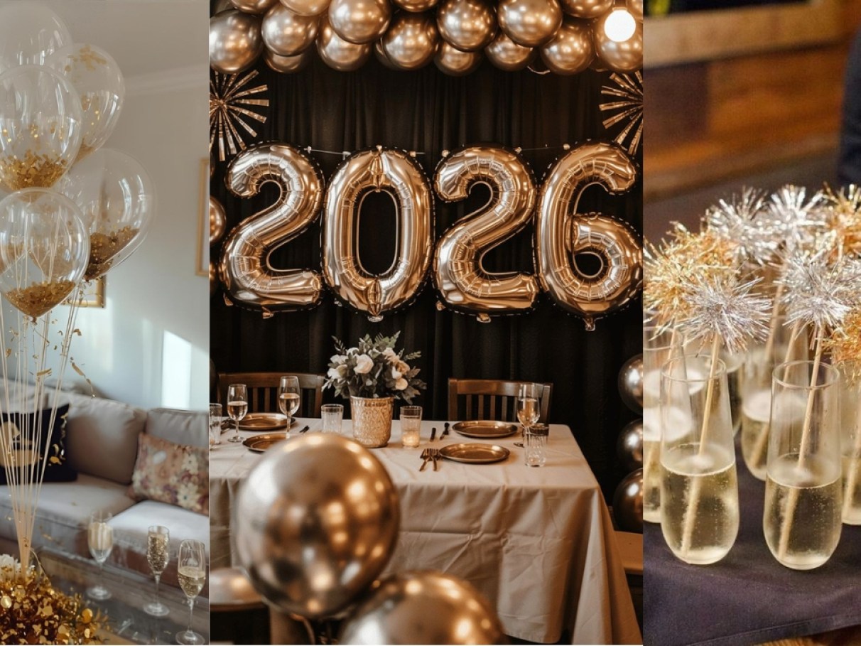 decoração ano novo clássica versus moderna