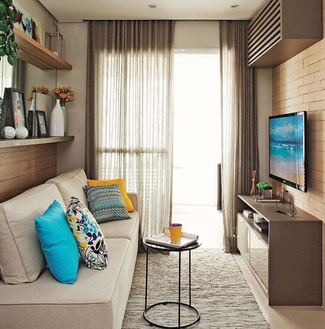 decoração de quarto pequeno com guarda roupa embutido