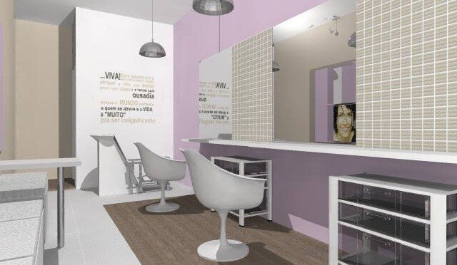 ideias criativas decoração salão beleza pequeno