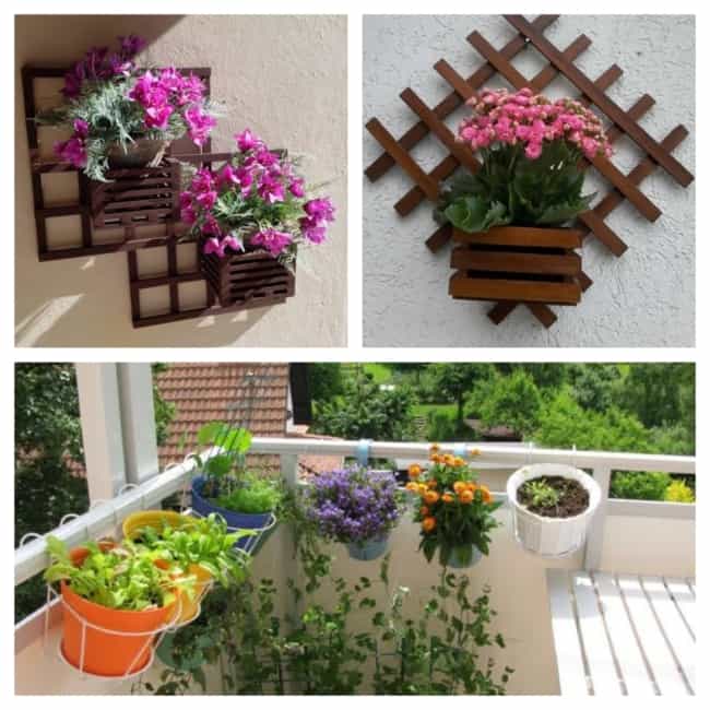 ideias de floreiras para varanda