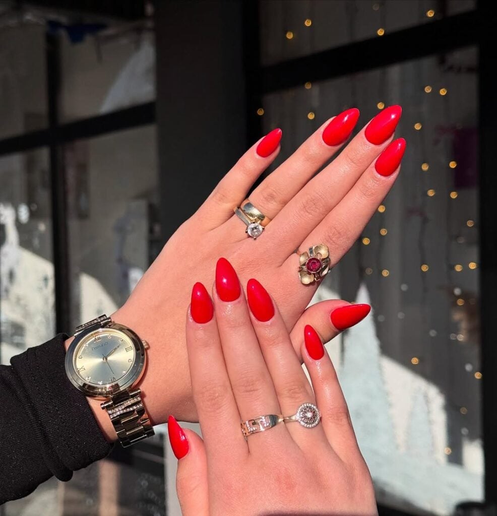 ideias de unhas vermelhas