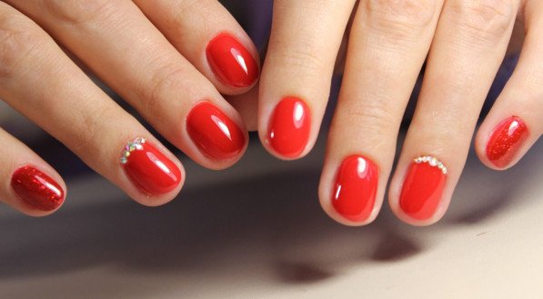 ideias de unhas vermelhas