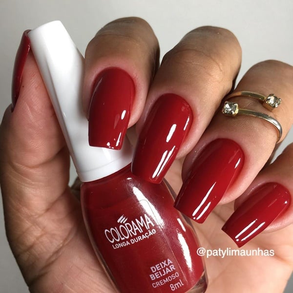 ideias de unhas vermelhas
