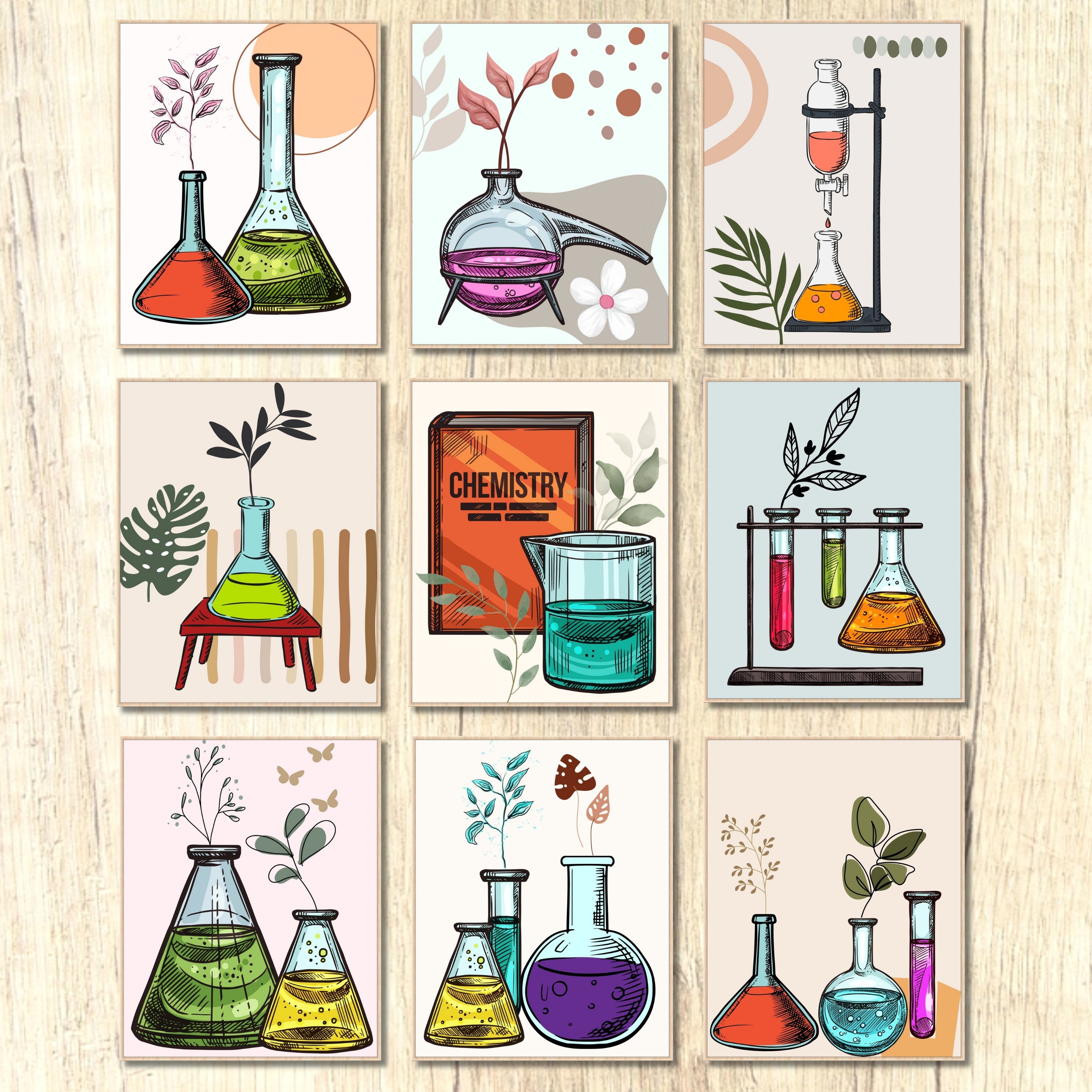 ideias decoração feira de ciencias quimica