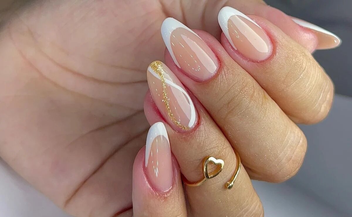 ideias de unhas amendoadas para o verão