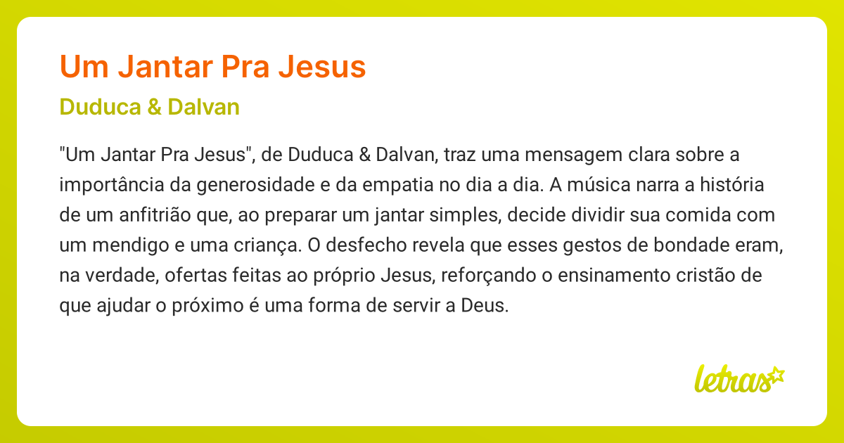 A História por Trás da Canção