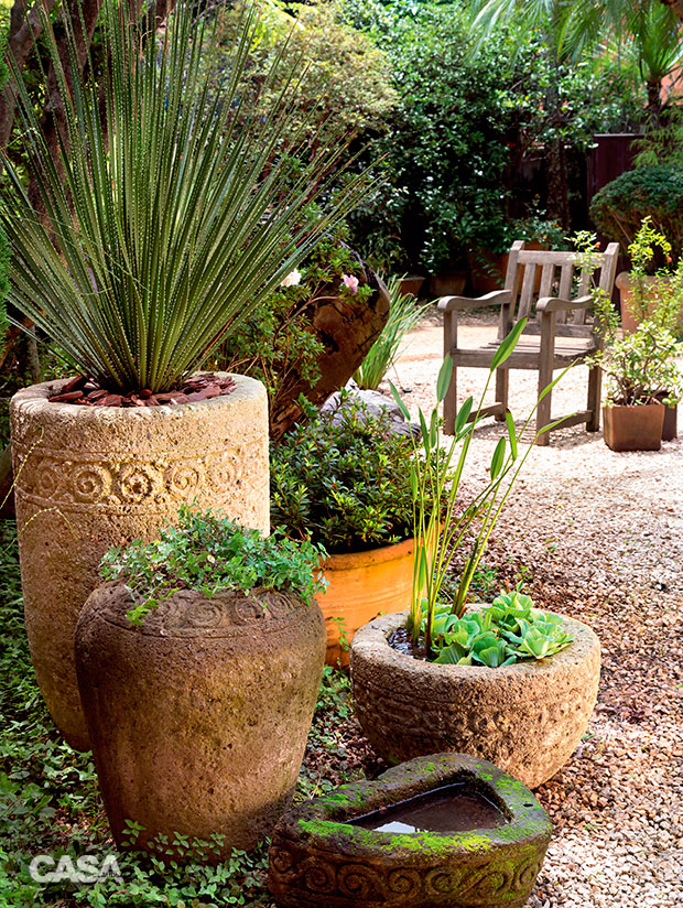 jardim em apartamento com vasos