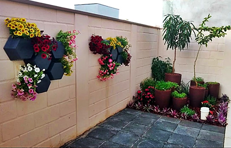 manutenção de jardim em vasos
