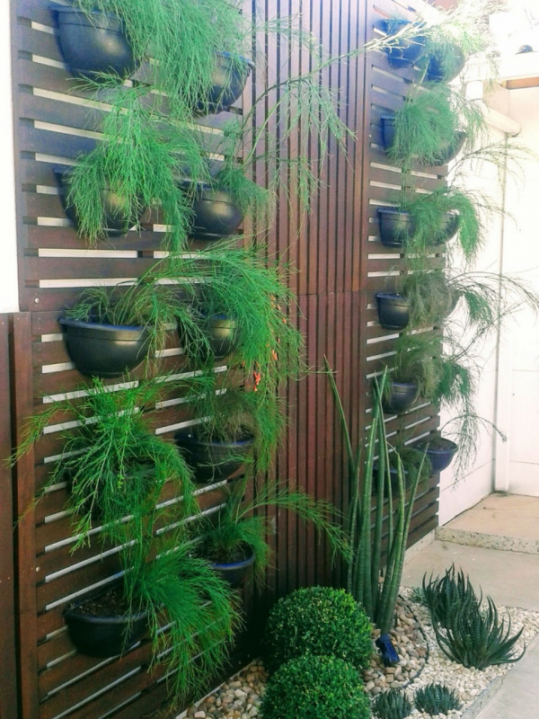 parede verde
