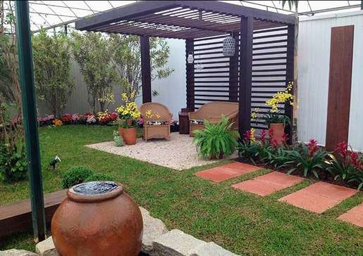 jardim vertical para quintal pequeno