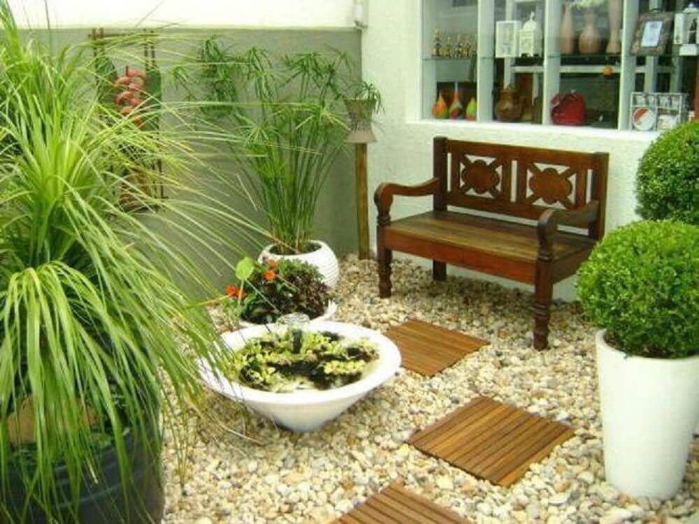 decoração de quintal acessível