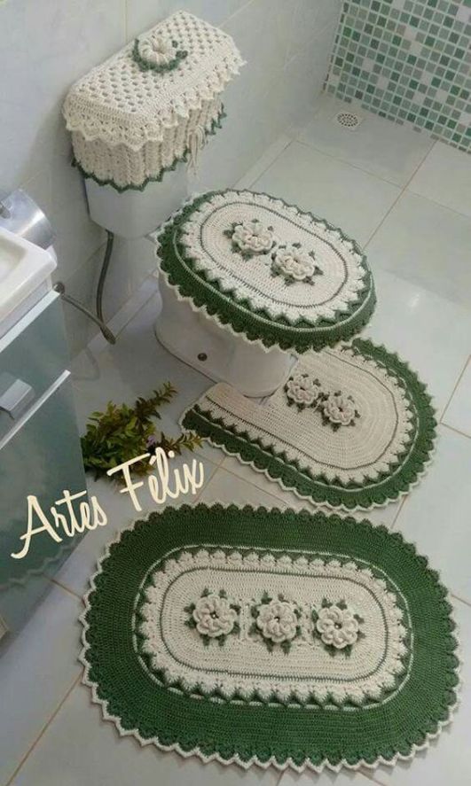 como evitar erros ao ler grafico de croche para banheiro