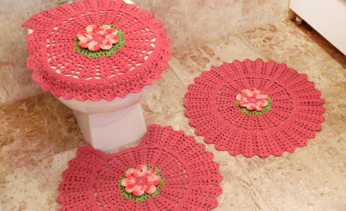 quanto custa fazer um jogo de banheiro de croche