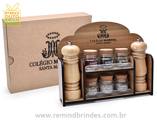 kit de temperos para presente