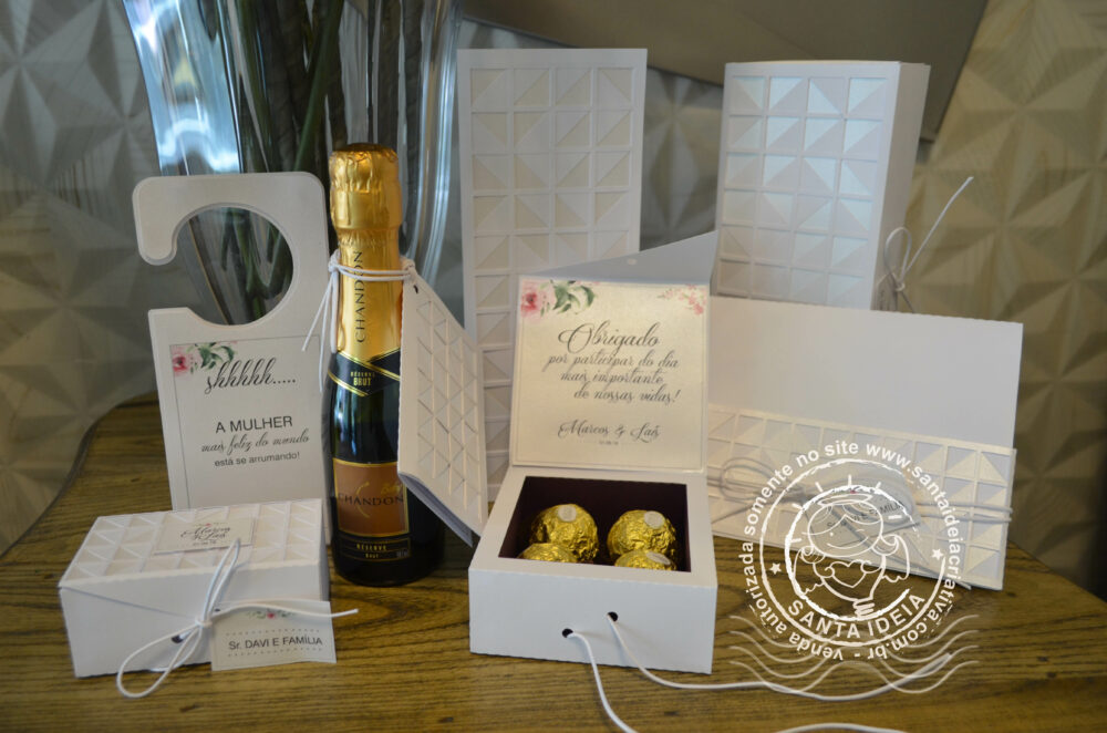 ideias criativas kit decoração casamento simples