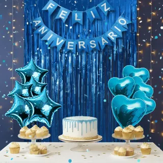 kit decoração aniversário barato onde comprar