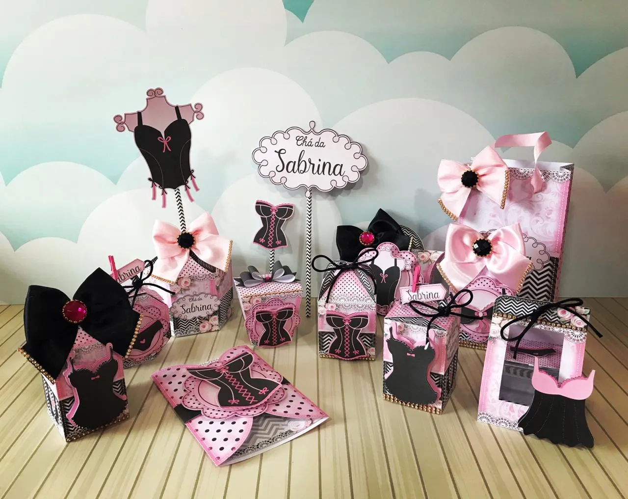 lembrancinha chá cha de langerie ideias decoração