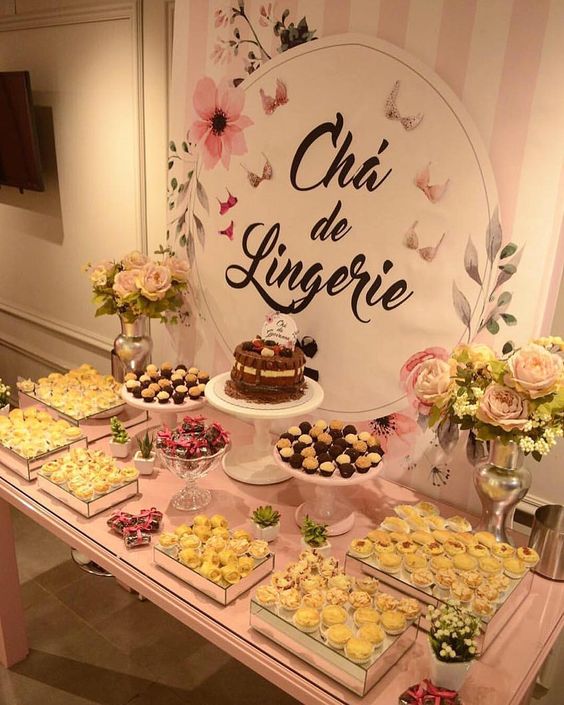 lembrancinha chá cha de langerie ideias decoração