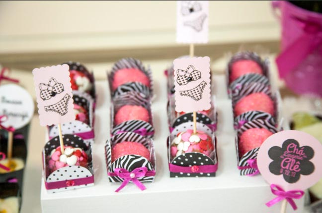 lembrancinha chá de langerie barata vs luxuosa qual escolher