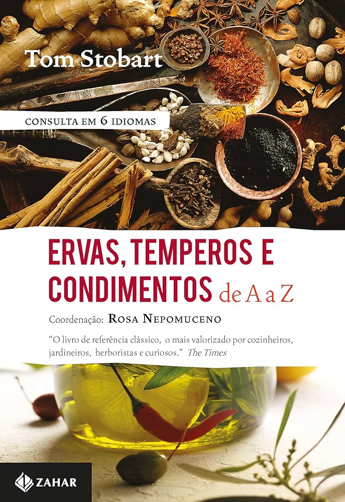 livro de temperos e ervas
