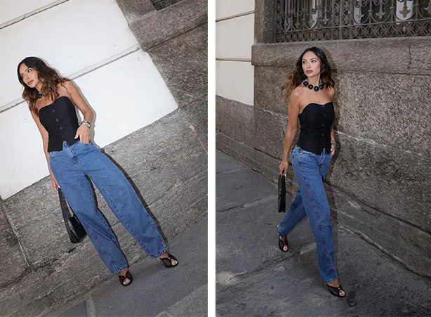 look balada com calça jeans