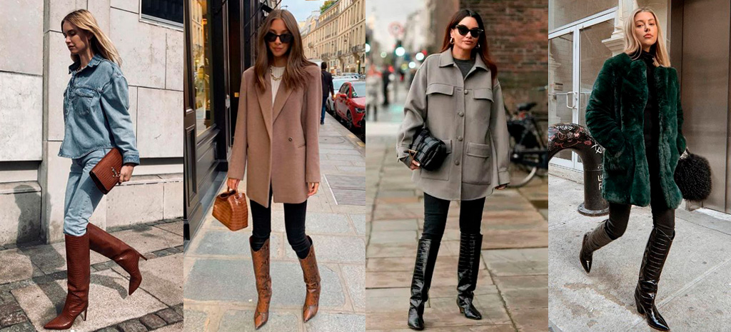 bota marrom cano alto couro ou camurça