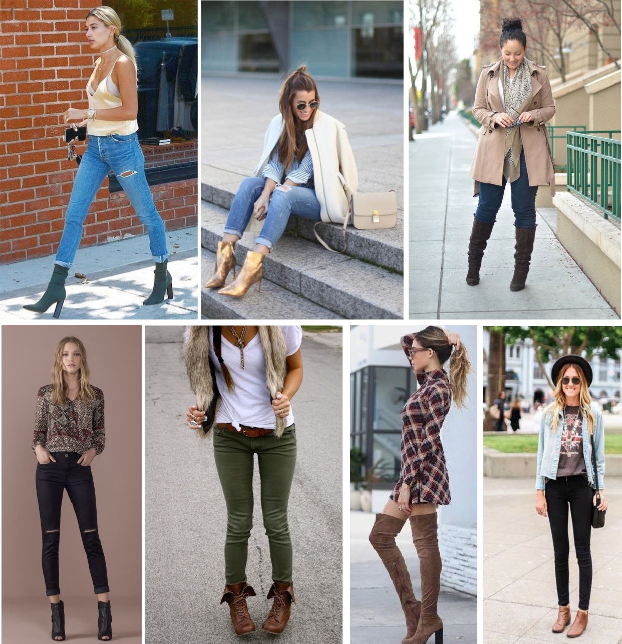 bota marrom cano alto couro ou camurça