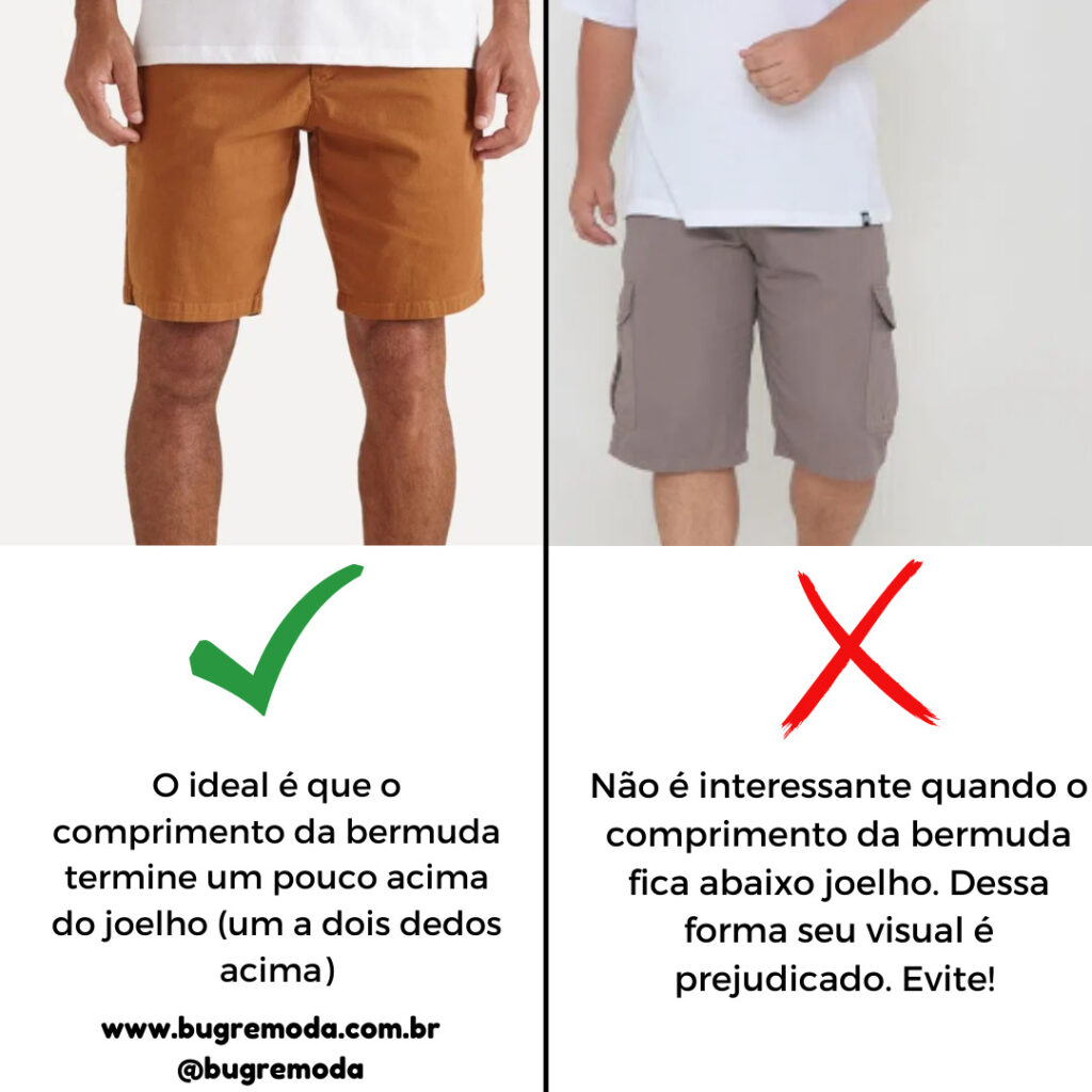 como não errar ao combinar camisa e short