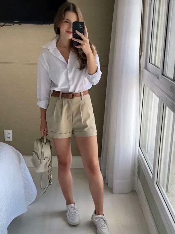 como não errar ao combinar camisa e short