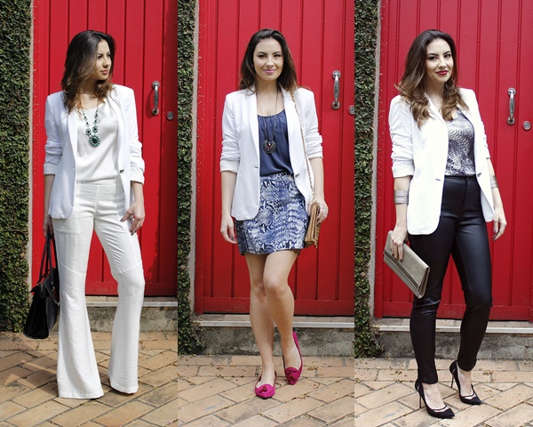 5 looks blazer branco noite para arrasar
