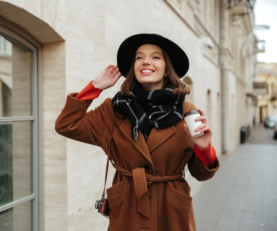 sobretudo marrom de lã versus tricot qual o melhor