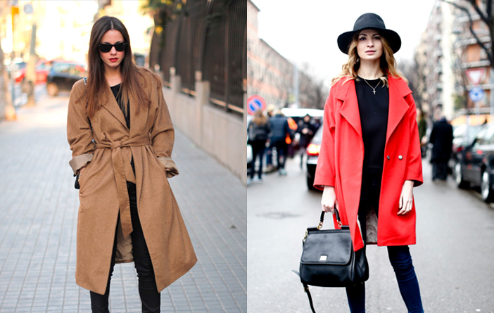 look com sobretudo marrom