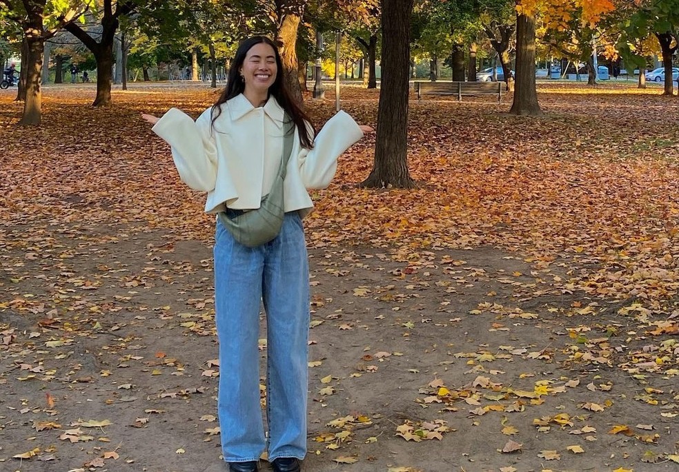 como usar trench coat bege em look de outono