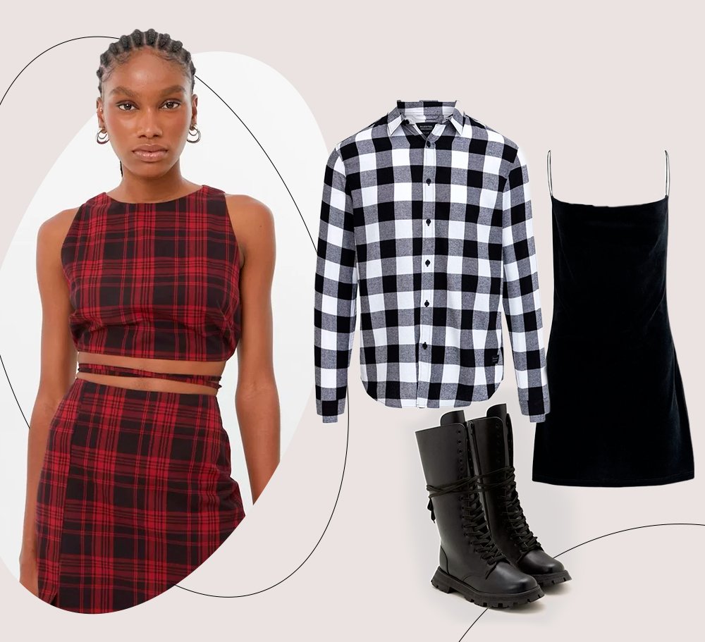 ideias de looks festa anos 90 femininos e masculinos