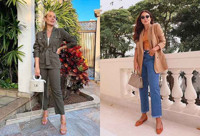 como usar blazer na meia estação