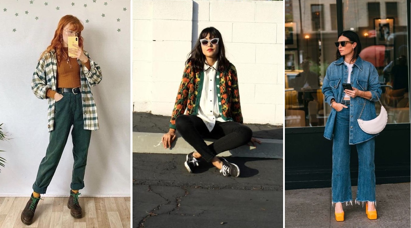 ideias de looks meia estação femininos