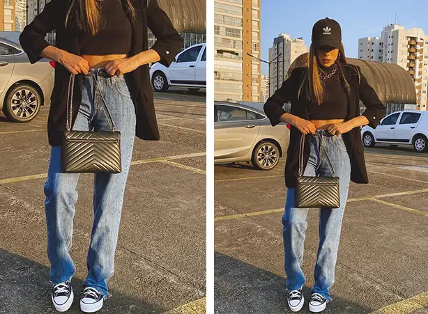 looks com all star marrom