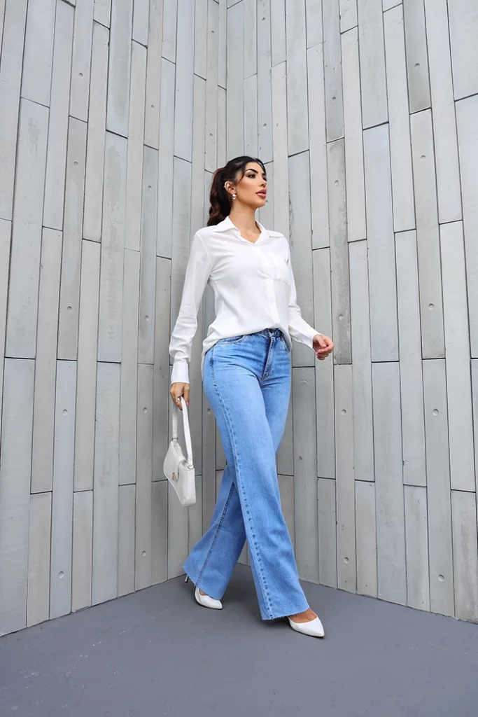melhores looks com camisa branca e calça jeans para arrasar