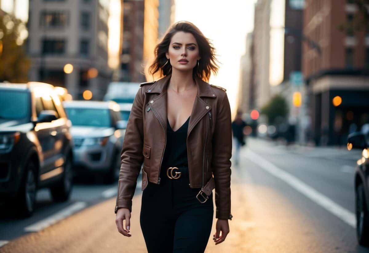 como não errar ao combinar jaqueta marrom