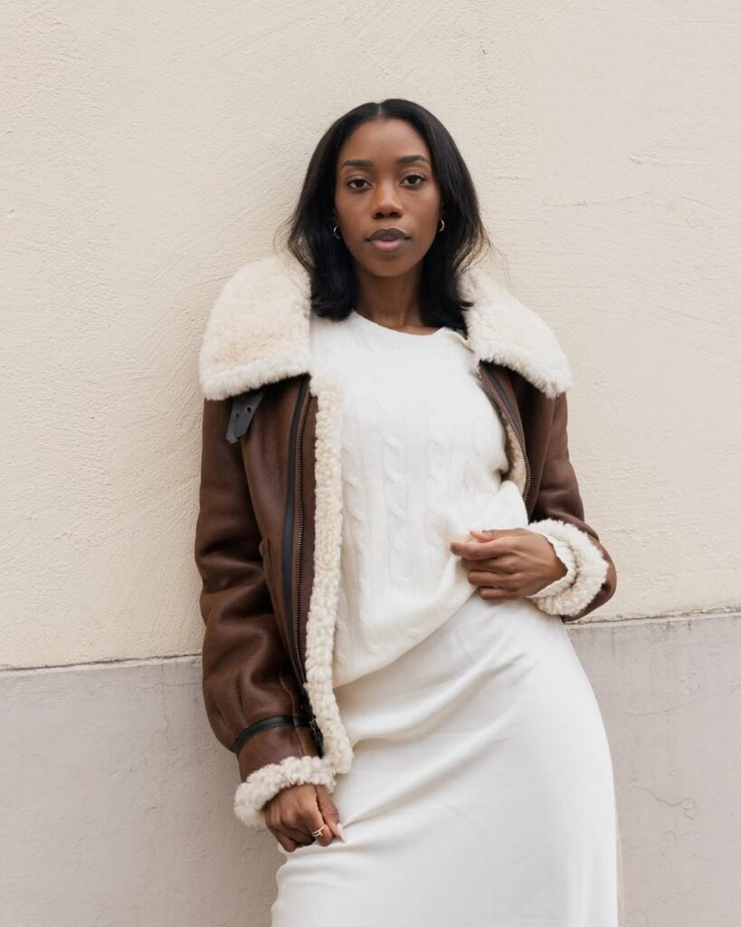 jaqueta marrom de couro masculina para trabalho