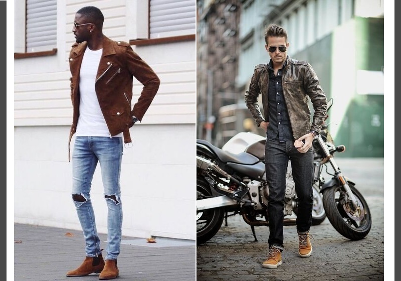 como não errar ao combinar jaqueta marrom