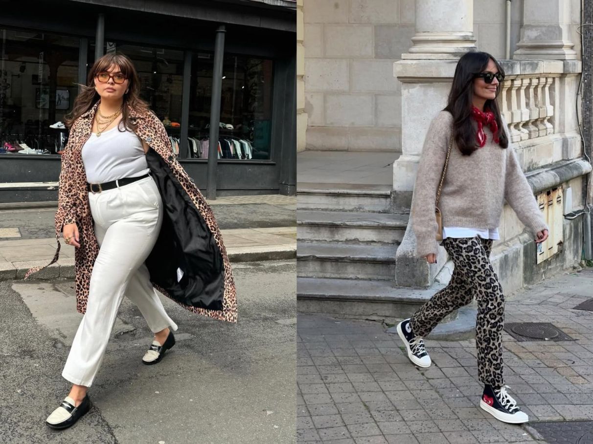 ideias de looks com sapato animal print