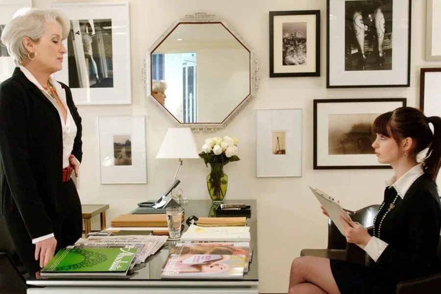 looks andy sachs vs miranda priestly qual estilo escolher