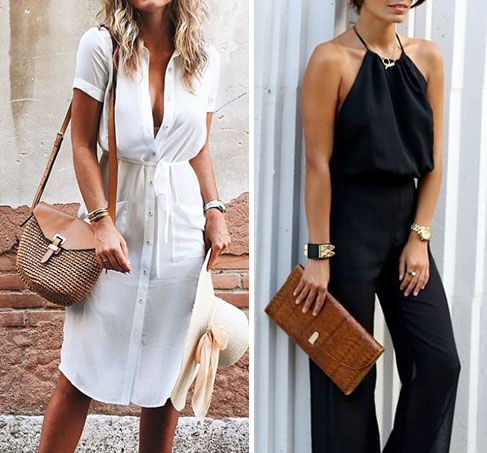 acessórios ideais para slip dress em jantar romântico em casa