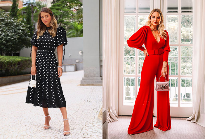 Looks para jantar romântico em casa