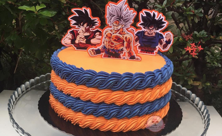 luxo decoração dragon ball z